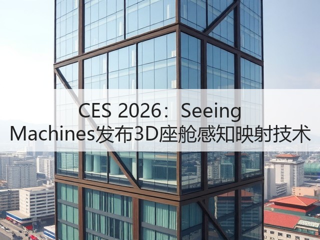 CES 2026：Seeing Machines发布3D座舱感知映射技术(图3)