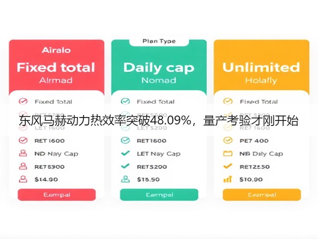 东风马赫动力热效率突破48.09%，量产考验才刚开始(图1)