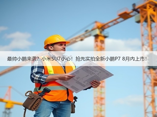 最帅小鹏来袭？小米SU7小心！抢先实拍全新小鹏P7 8月内上市！(图1)