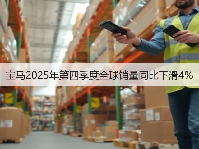 宝马2025年第四季度全球销量同比下滑4%(图1)