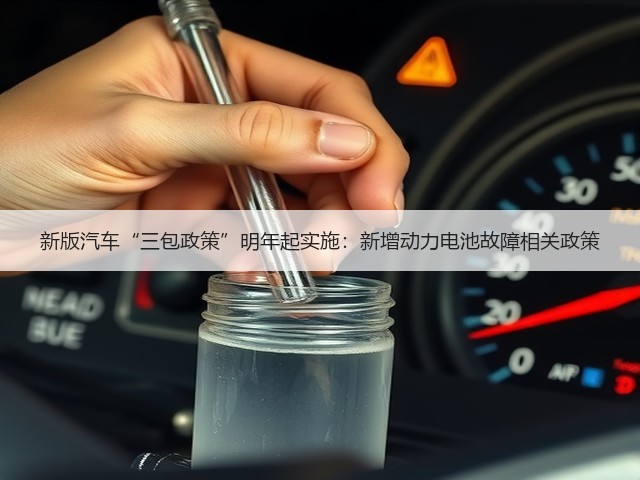 新版汽车“三包政策”明年起实施：新增动力电池故障相关政策(图3)