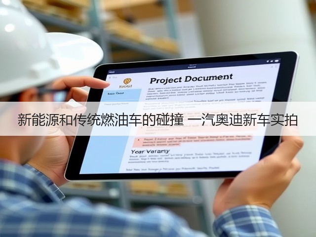 新能源和传统燃油车的碰撞 一汽奥迪新车实拍(图3)