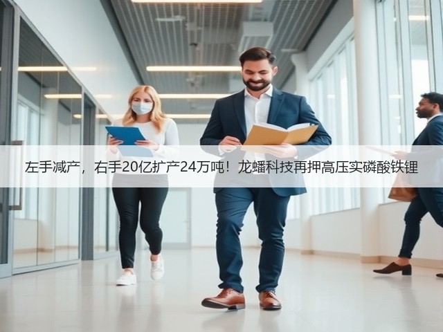 左手减产,右手20亿扩产24万吨!龙蟠科技再押高压实磷酸铁锂(图1) 左手减产,右手20亿扩产24万吨!龙蟠科技再押高压实磷酸铁锂(图1)
