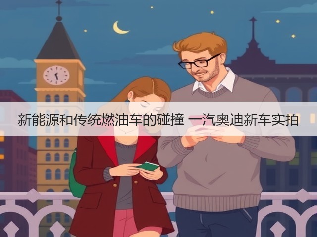 新能源和传统燃油车的碰撞 一汽奥迪新车实拍(图2)