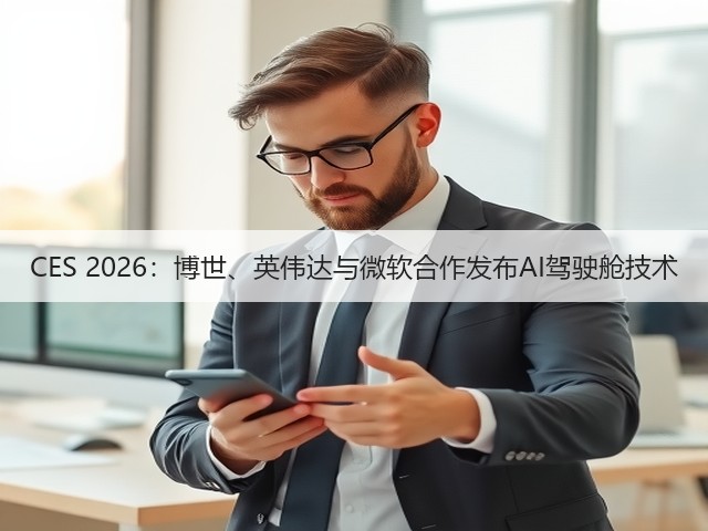 CES 2026:博世、英伟达与微软合作发布AI驾驶舱技术(图2) CES 2026:博世、英伟达与微软合作发布AI驾驶舱技术(图2)