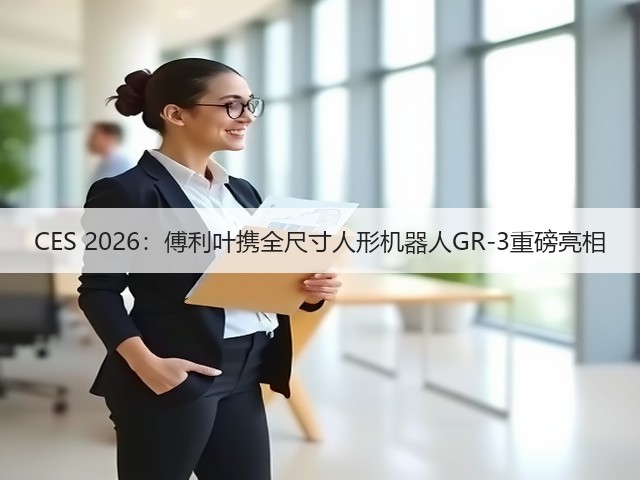 CES 2026:傅利叶携全尺寸人形机器人GR-3重磅亮相(图3) CES 2026:傅利叶携全尺寸人形机器人GR-3重磅亮相(图3)