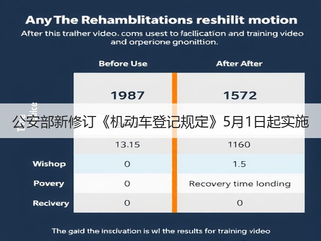 公安部新修订《机动车登记规定》5月1日起实施(图1) 公安部新修订《机动车登记规定》5月1日起实施(图1)