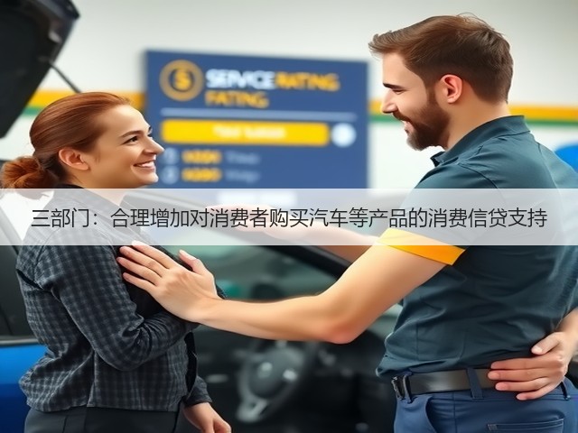 三部门：合理增加对消费者购买汽车等产品的消费信贷支持(图1)