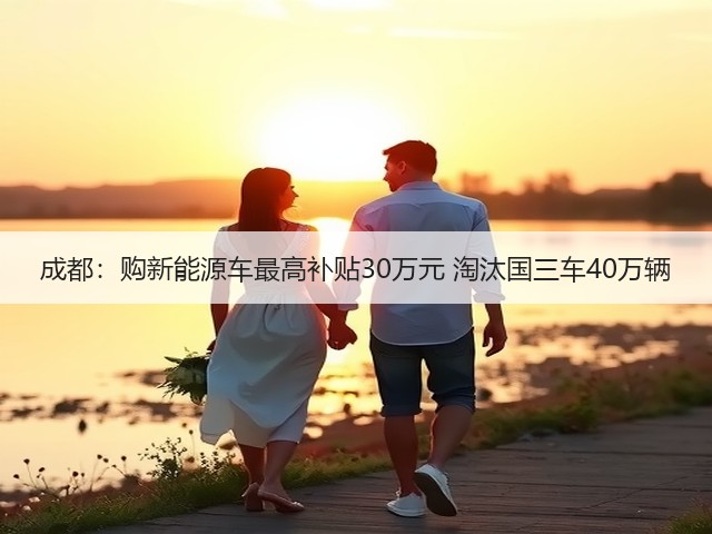成都：购新能源车最高补贴30万元 淘汰国三车40万辆(图3)