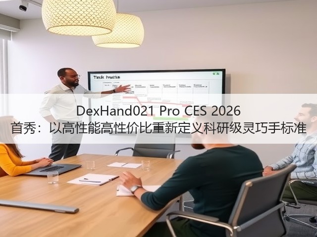 DexHand021 Pro CES 2026 首秀：以高性能高性价比重新定义科研级灵巧手标准(图1)