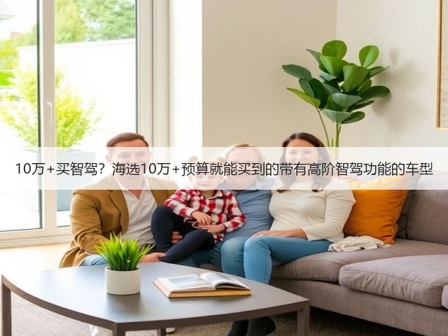10万+买智驾？海选10万+预算就能买到的带有高阶智驾功能的车型(图1)