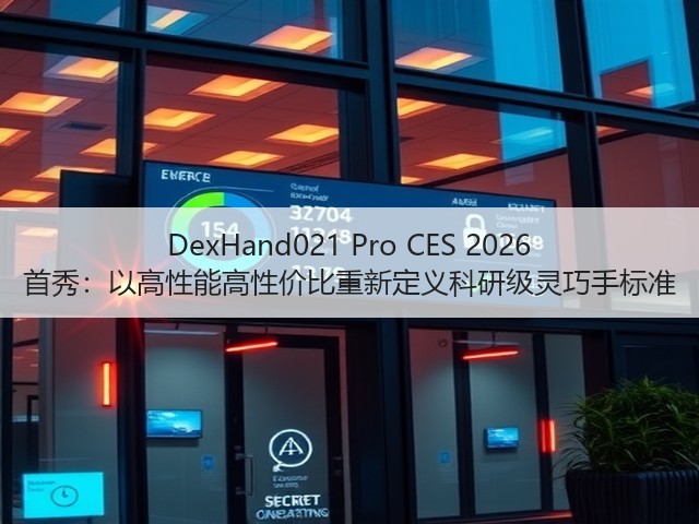 DexHand021 Pro CES 2026 首秀:以高性能高性价比重新定义科研级灵巧手标准(图1) DexHand021 Pro CES 2026 首秀:以高性能高性价比重新定义科研级灵巧手标准(图1)