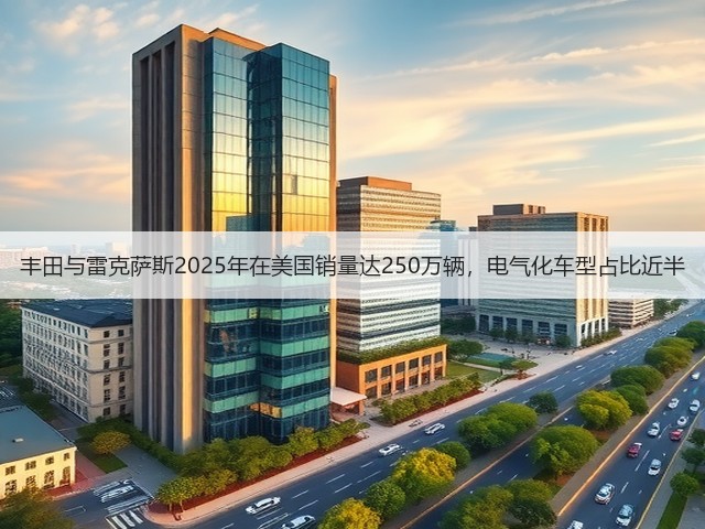 丰田与雷克萨斯2025年在美国销量达250万辆,电气化车型占比近半(图1) 丰田与雷克萨斯2025年在美国销量达250万辆,电气化车型占比近半(图1)