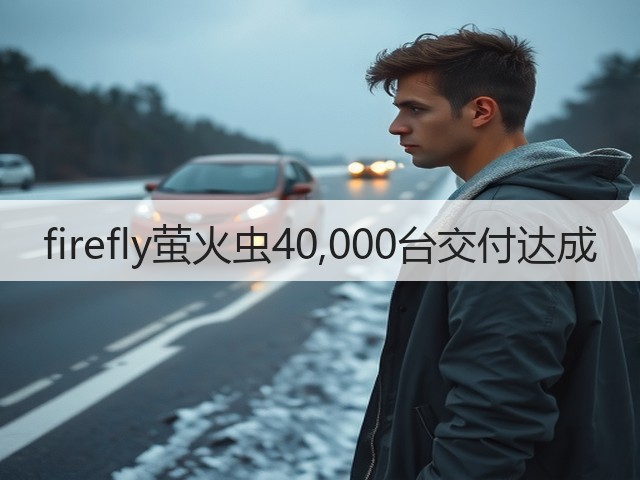 firefly萤火虫40,000台交付达成(图3)