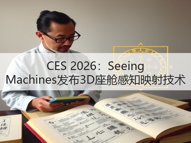 CES 2026：Seeing Machines发布3D座舱感知映射技术(图3)