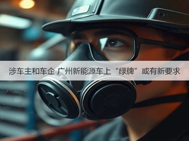 涉车主和车企 广州新能源车上“绿牌”或有新要求(图1)