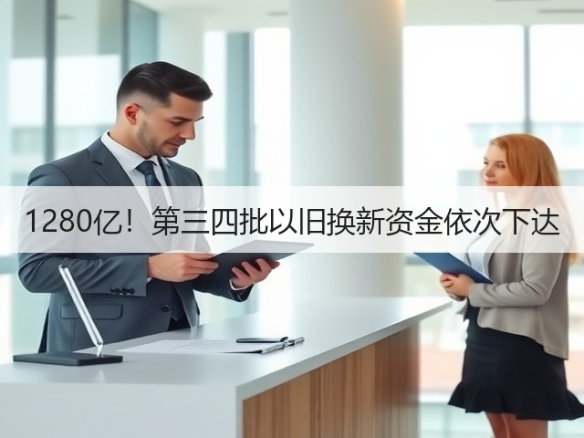 1280亿！第三四批以旧换新资金依次下达(图3)