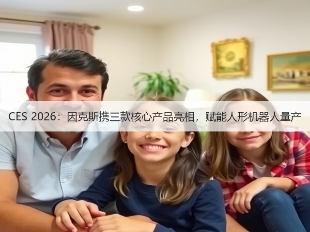 CES 2026：因克斯携三款核心产品亮相，赋能人形机器人量产(图2)