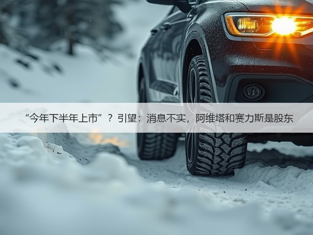 “今年下半年上市”?引望:消息不实,阿维塔和赛力斯是股东(图1) “今年下半年上市”?引望:消息不实,阿维塔和赛力斯是股东(图1)