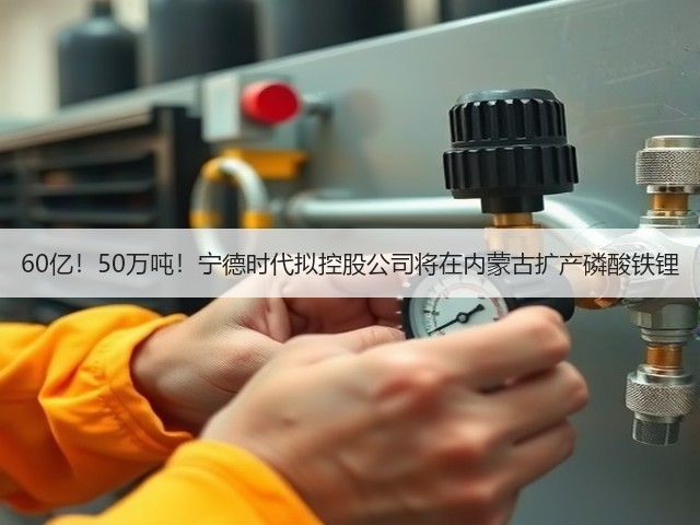 60亿！50万吨！宁德时代拟控股公司将在内蒙古扩产磷酸铁锂(图1)