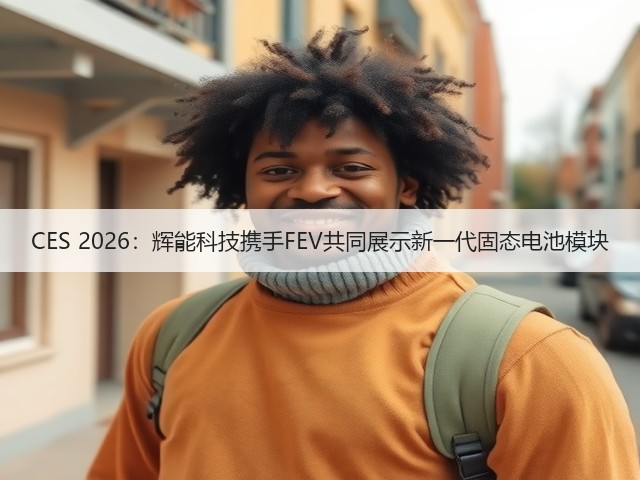 CES 2026：辉能科技携手FEV共同展示新一代固态电池模块(图3)