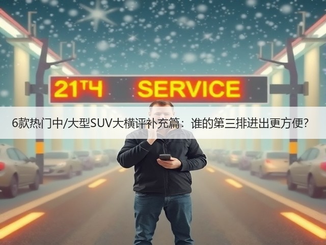 6款热门中/大型SUV大横评补充篇：谁的第三排进出更方便？(图3)