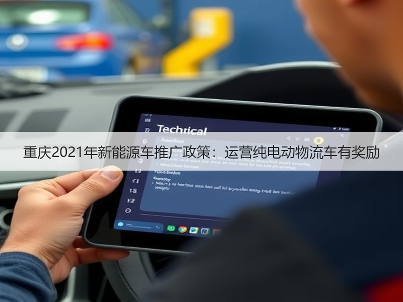 重庆2021年新能源车推广政策：运营纯电动物流车有奖励