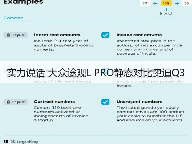 实力说话 大众途观L PRO静态对比奥迪Q3(图2)