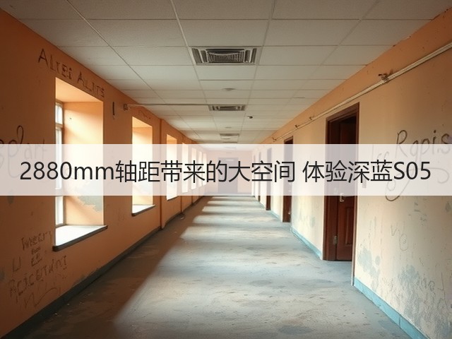 2880mm轴距带来的大空间 体验深蓝S05(图2) 2880mm轴距带来的大空间 体验深蓝S05(图2)