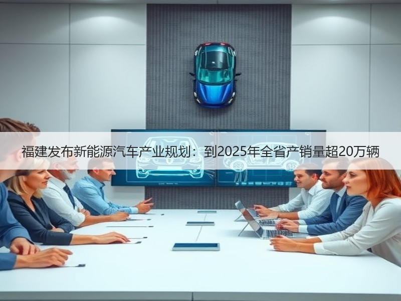 福建发布新能源汽车产业规划：到2025年全省产销量超20