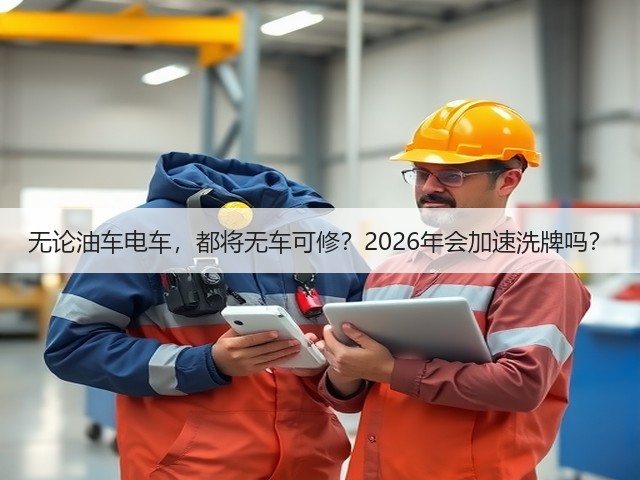 无论油车电车,都将无车可修?2026年会加速洗牌吗?(图2) 无论油车电车,都将无车可修?2026年会加速洗牌吗?(图2)