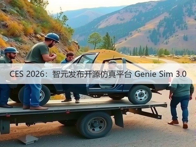 CES 2026:智元发布开源仿真平台 Genie Sim 3.0(图1) CES 2026:智元发布开源仿真平台 Genie Sim 3.0(图1)