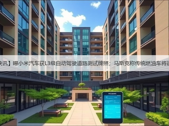 【盖世快讯】曝小米汽车获L3级自动驾驶道路测试牌照;马斯克称传统燃油车将逐渐消亡(图2) 【盖世快讯】曝小米汽车获L3级自动驾驶道路测试牌照;马斯克称传统燃油车将逐渐消亡(图2)