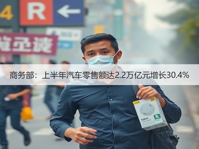 商务部:上半年汽车零售额达2.2万亿元增长30.4%(图1) 商务部:上半年汽车零售额达2.2万亿元增长30.4%(图1)