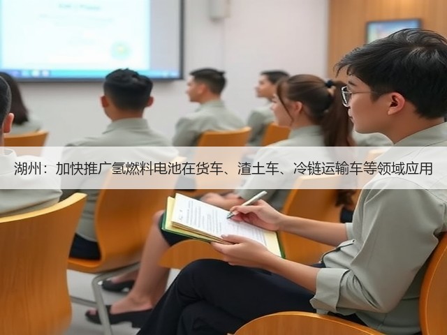 湖州：加快推广氢燃料电池在货车、渣土车、冷链运输车等领域应用(图1)