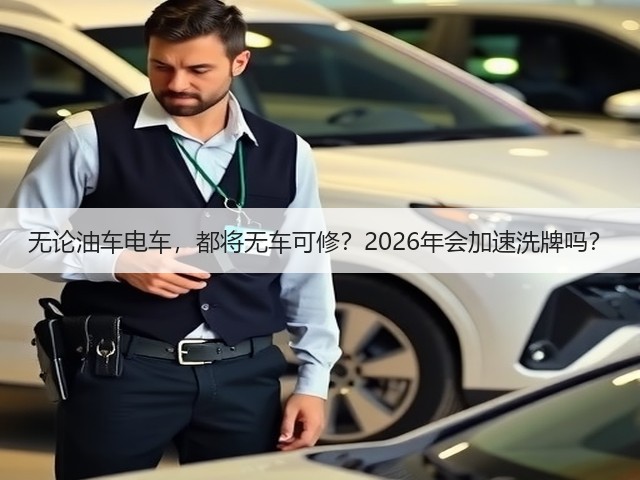 无论油车电车,都将无车可修?2026年会加速洗牌吗?(图2) 无论油车电车,都将无车可修?2026年会加速洗牌吗?(图2)