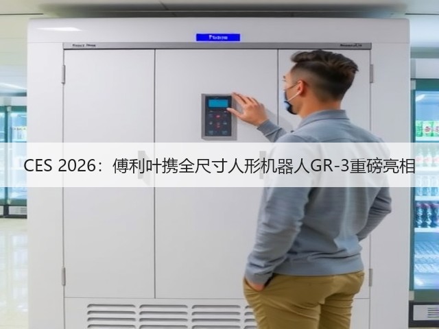 CES 2026:傅利叶携全尺寸人形机器人GR-3重磅亮相(图1) CES 2026:傅利叶携全尺寸人形机器人GR-3重磅亮相(图1)