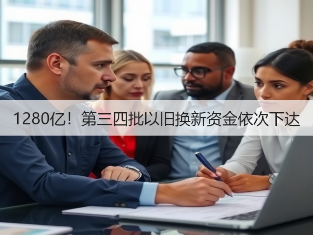 1280亿！第三四批以旧换新资金依次下达(图1)