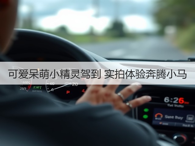 可爱呆萌小精灵驾到 实拍体验奔腾小马(图3)