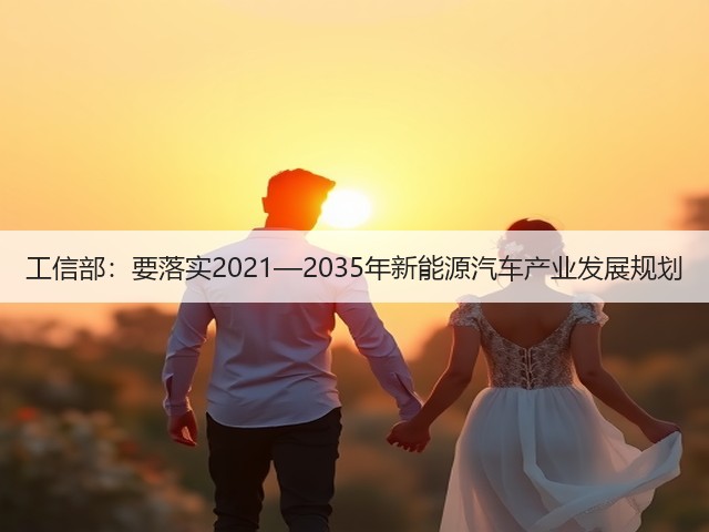 工信部:要落实2021—2035年新能源汽车产业发展规划(图2) 工信部:要落实2021—2035年新能源汽车产业发展规划(图2)