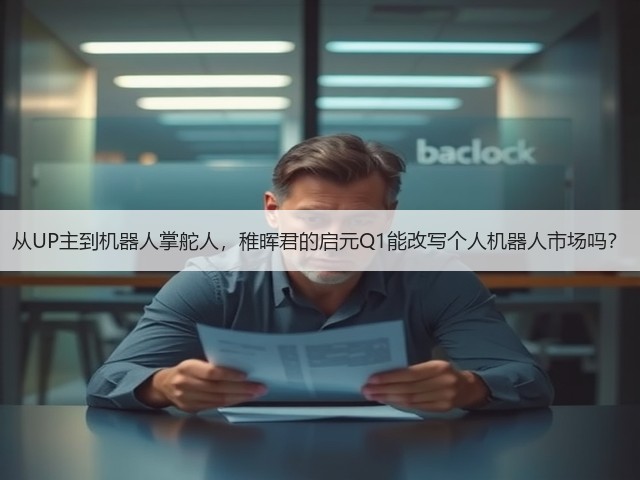 从UP主到机器人掌舵人,稚晖君的启元Q1能改写个人机器人市场吗?(图3) 从UP主到机器人掌舵人,稚晖君的启元Q1能改写个人机器人市场吗?(图3)
