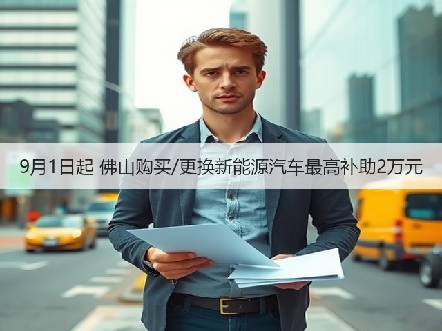 9月1日起 佛山购买/更换新能源汽车最高补助2万元(图2) 9月1日起 佛山购买/更换新能源汽车最高补助2万元(图2)