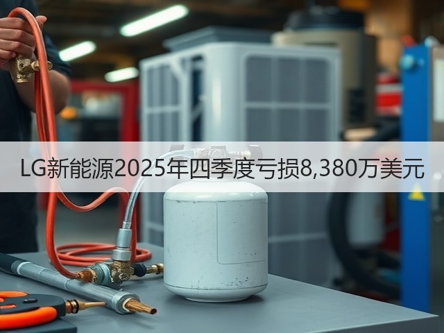LG新能源2025年四季度亏损8,380万美元(图3) LG新能源2025年四季度亏损8,380万美元(图3)