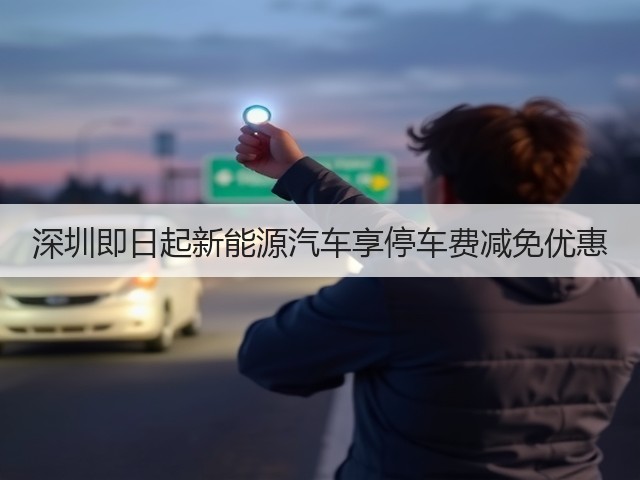 深圳即日起新能源汽车享停车费减免优惠(图3) 深圳即日起新能源汽车享停车费减免优惠(图3)