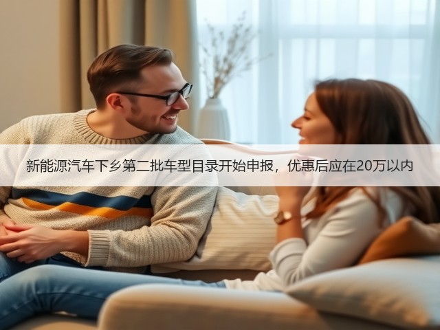 新能源汽车下乡第二批车型目录开始申报，优惠后应在20万以内(图2)