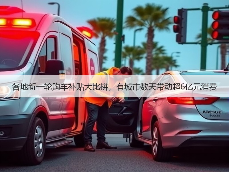 各地新一轮购车补贴大比拼，有城市数天带动超6亿元消费