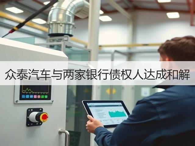 众泰汽车与两家银行债权人达成和解(图2) 众泰汽车与两家银行债权人达成和解(图2)