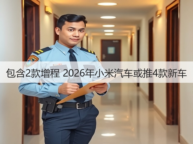 包含2款增程 2026年小米汽车或推4款新车