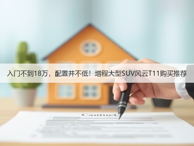入门不到18万,配置并不低!增程大型SUV风云T11购买推荐(图1) 入门不到18万,配置并不低!增程大型SUV风云T11购买推荐(图1)