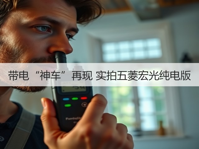 带电“神车”再现 实拍五菱宏光纯电版(图1)